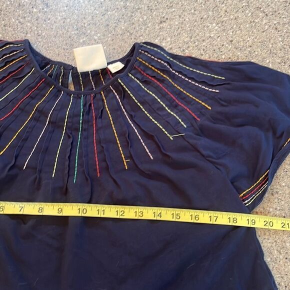 MAEVE ANTHROPOLOGIE Chamonix Embroidered Swing Top - Picture 12 of 12